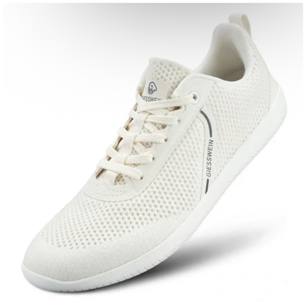 GIESSWEIN • Arctic White Merino Barefoot Sneakers
